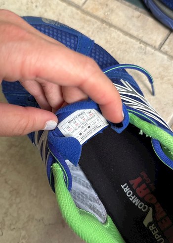 Mavi Erkek Koşu Ayakkabısı Velcro Detaylı - Görsel 2