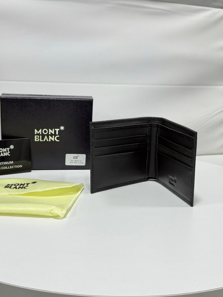 İthal Montblanc Siyah Erkek Cüzdan - Görsel 2