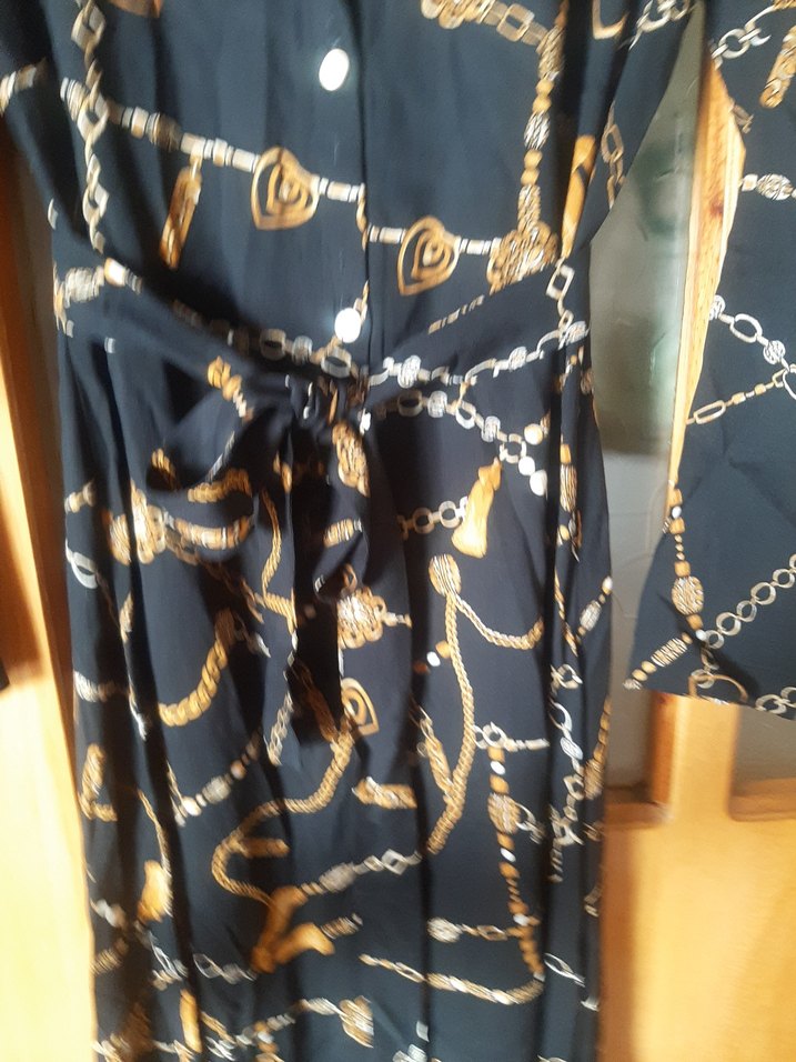 Siyah Uzun gömlek Elbise - Görsel 3