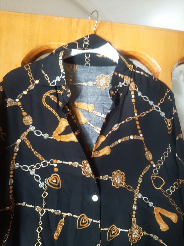 Siyah Uzun gömlek Elbise - Görsel 2