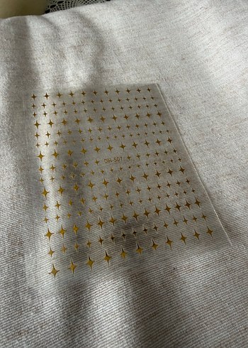 Altın Yıldız Tırnak Stickerı - Görsel 2