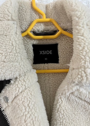 Gri Kürklü Deri Kadın Ceket - Görsel 2