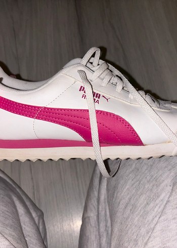 Pembe Gri Spor Ayakkabı Kadın Stiletto Topuklu - Görsel 5