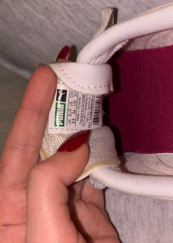 Pembe Gri Spor Ayakkabı Kadın Stiletto Topuklu - Görsel 3