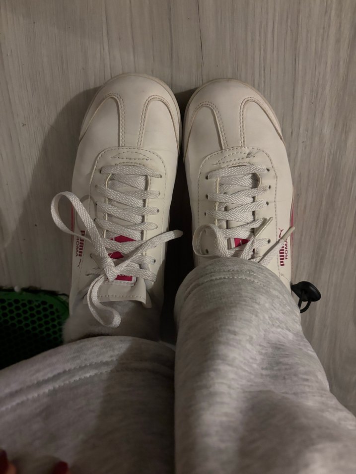 Pembe Gri Spor Ayakkabı Kadın Stiletto Topuklu - Görsel 2