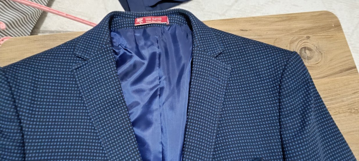 Düğmeli Lacivert Erkek Ceket - Görsel 3