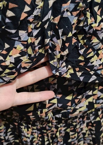 Kadın Çok Renkli Straplez Pilili Uzun Tulum - Görsel 3