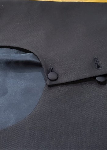 Düğmeli lacivert Erkek Yelek - Görsel 4