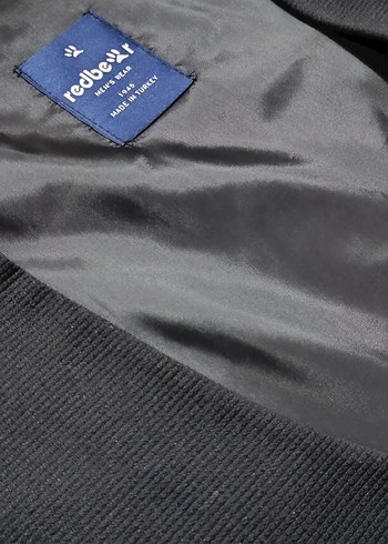 Düğmeli Siyah Erkek V Yaka Yelek - Görsel 3