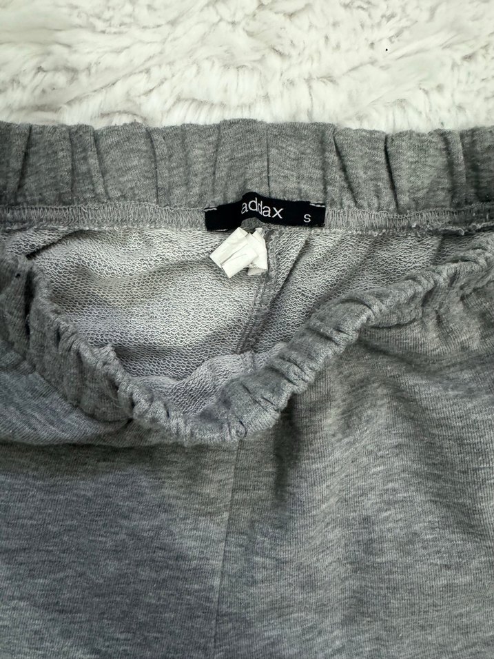 Gri Rahat Kesim Lastikli Paça Kadın Eşofman Altı - Görsel 3