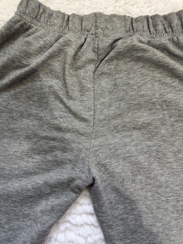 Gri Rahat Kesim Lastikli Paça Kadın Eşofman Altı - Görsel 2