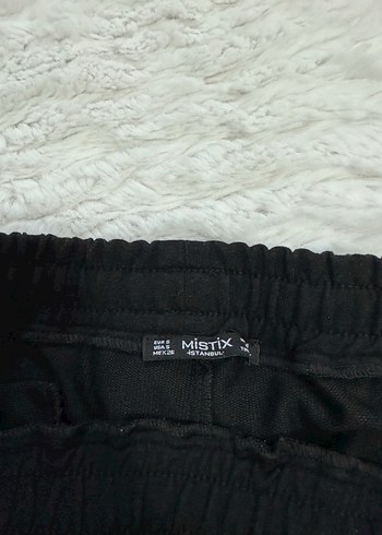 Kadın Siyah Rahat Kumaş Eşofman - Görsel 4