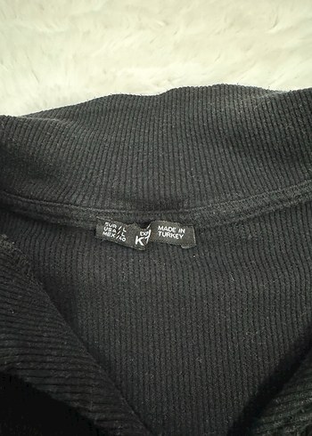 Siyah Kısa Kollu Diz Üstü Midi Elbise - Görsel 3