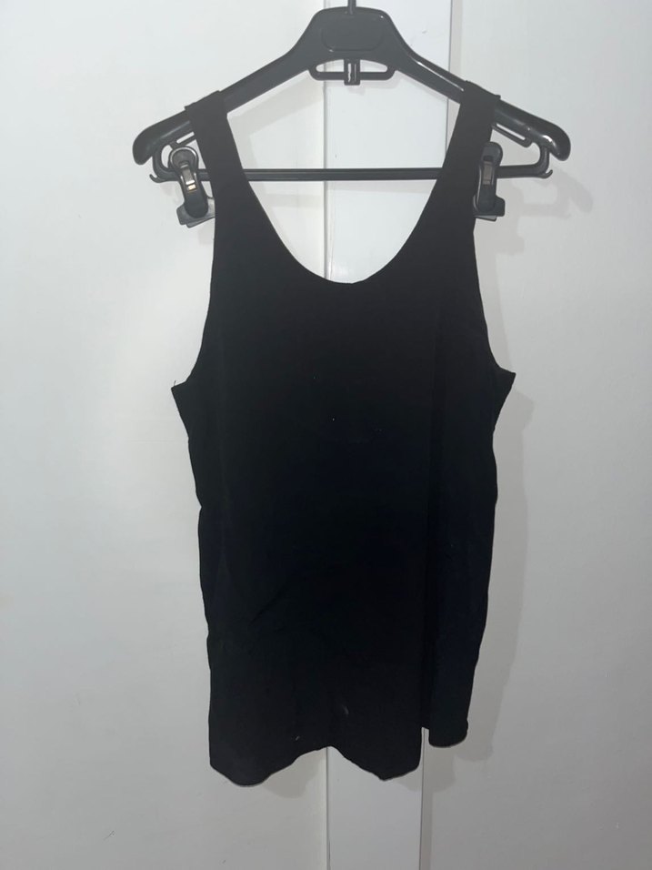 Zara Basic Siyah Midi Kadın askılı - Görsel 3