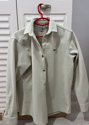 Lacoste Gri Baskılı gömlek - Görsel 3