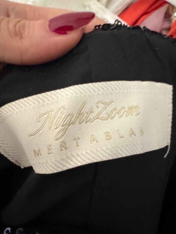 Siyah Straplez Uzun Abiye Elbise - Görsel 2