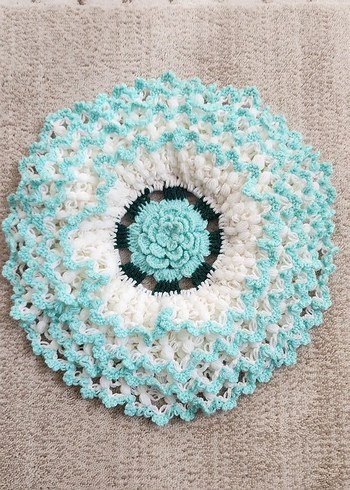 Mavi Örgü Banyo Lifi - Görsel 8