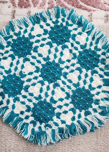 Mavi Örgü Banyo Lifi - Görsel 3