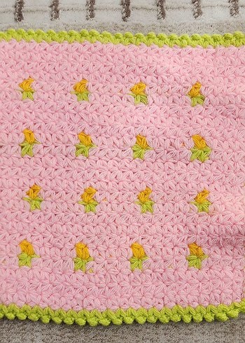 Mavi Örgü Banyo Lifi - Görsel 5