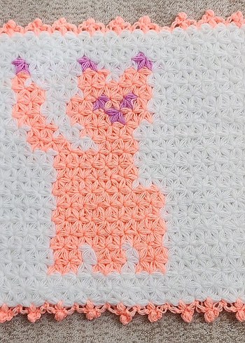 Mavi Örgü Banyo Lifi - Görsel 2