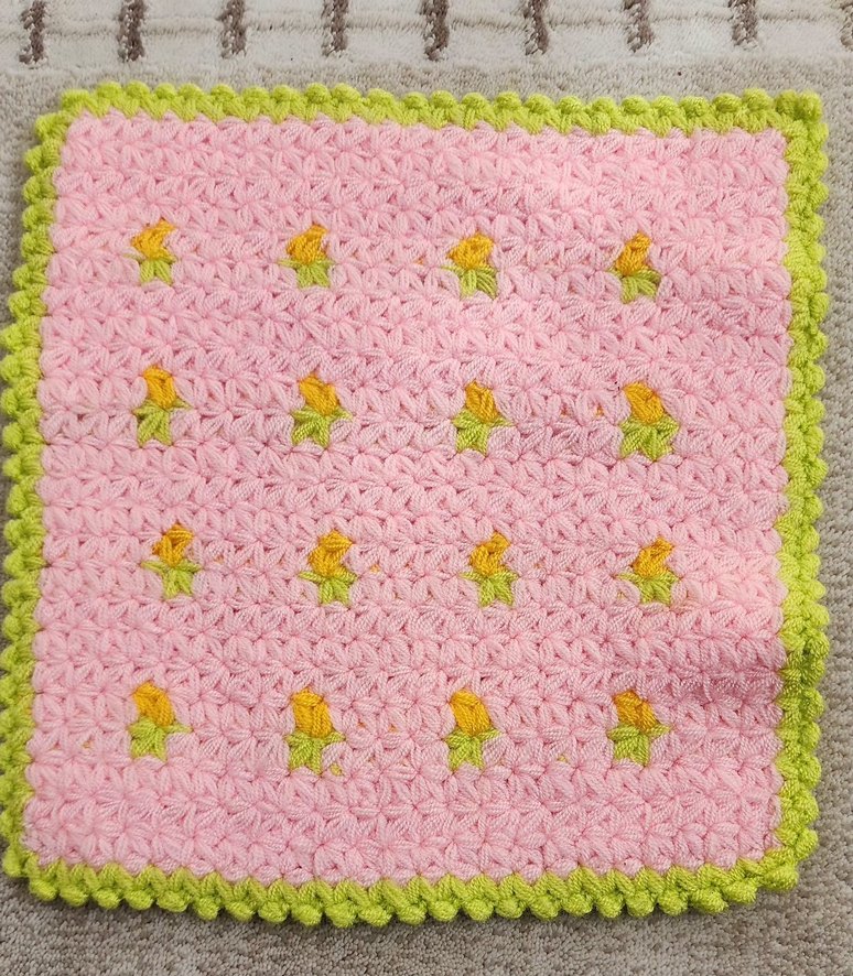 Mavi Örgü Banyo Lifi - Görsel 5