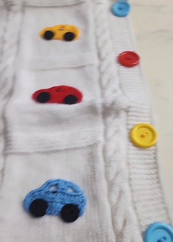 Kapüşonlu Örgü Bebek Battaniyesi - Görsel 3