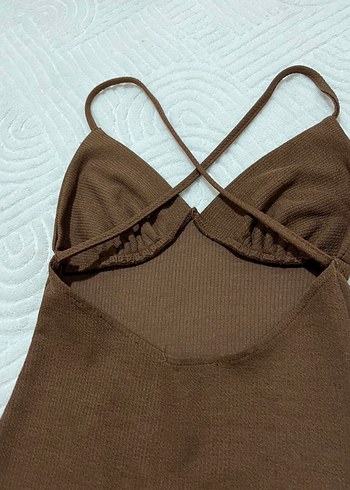 Kahverengi midi Elbise (SATILDI!) - Görsel 3