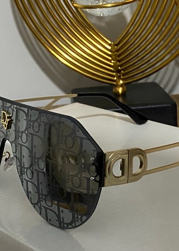 Parisli Tarzı Gri Gold Tokalı Kadın Güneş Gözlüğü - Görsel 2