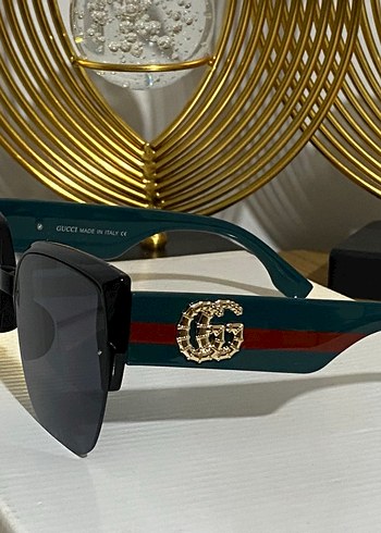 Klasik Zarif Yeşil Kadın Güneş Gözlüğü - Görsel 2