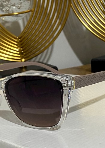 Şeffaf Bej Kadın Gözlüğü - Görsel 2