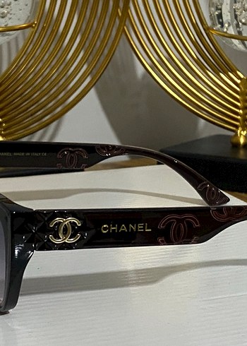 Chanel Kadın Siyah Parlak Gözlük - Görsel 2