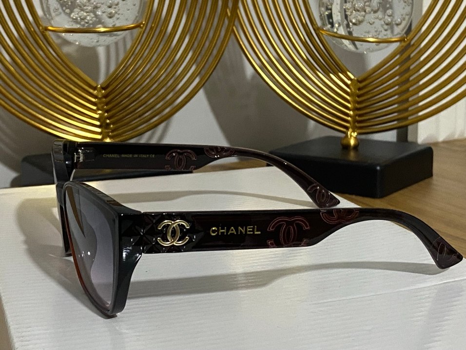 Chanel Kadın Siyah Parlak Gözlük - Görsel 2