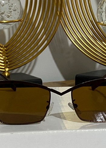 Kahverengi Tokalı Kadın Güneş Gözlüğü - Görsel 3