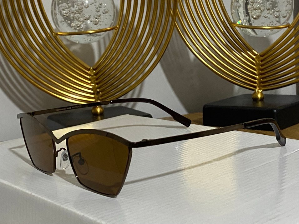 Kahverengi Tokalı Kadın Güneş Gözlüğü - Görsel 2