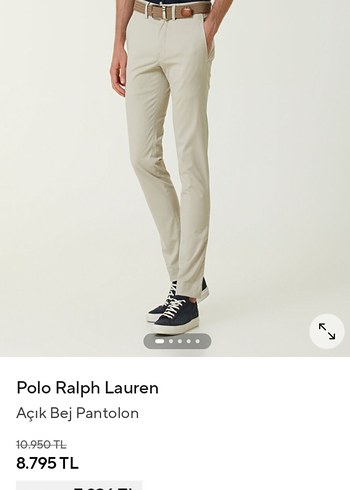 Ralph Lauren Polo Chino Bej Erkek Pantolon - Görsel 5