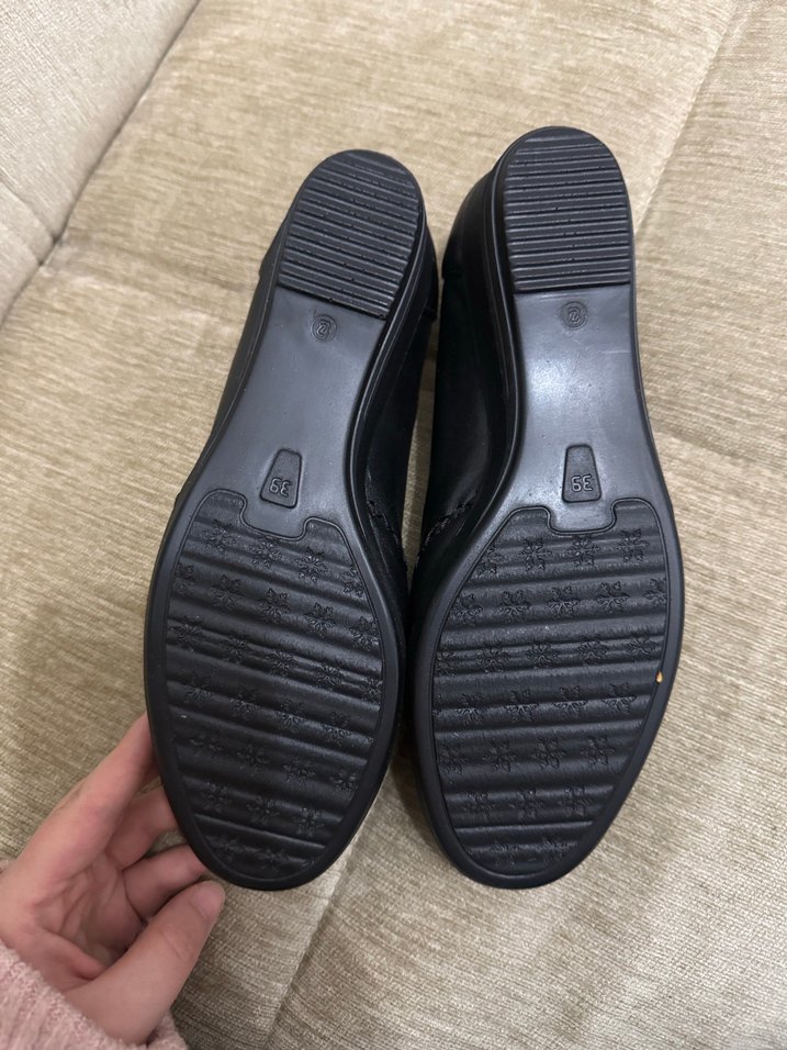 Kadın Siyah Dolgu Topuklu Loafer - Görsel 4