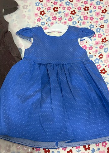 Kız Çocuk Keten Elbise - Görsel 2