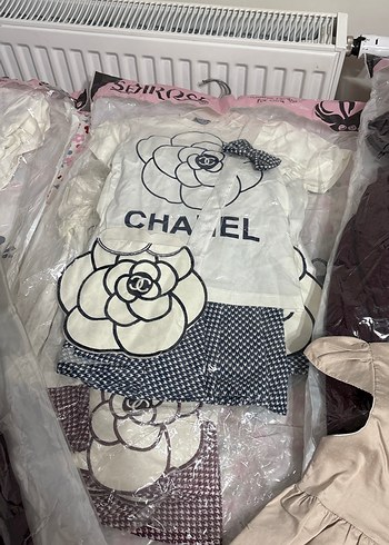 Kız Çocuk Keten Elbise - Görsel 8