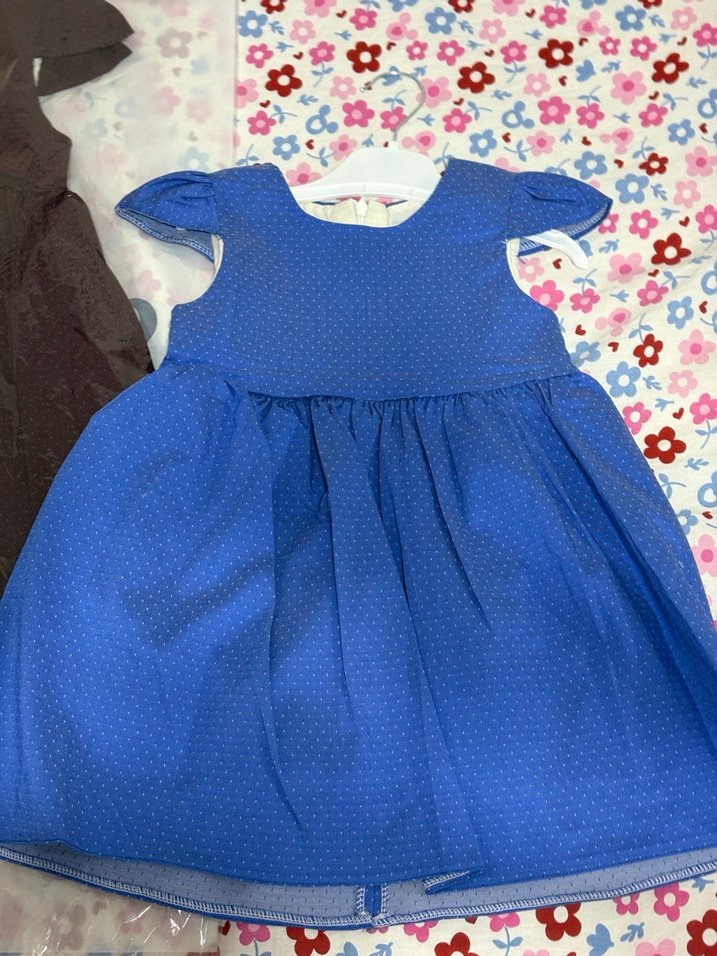 Kız Çocuk Keten Elbise - Görsel 2