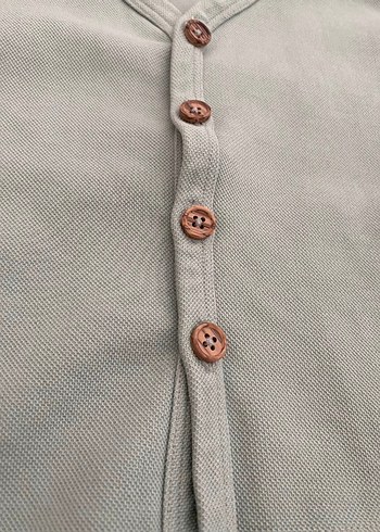 Unisex Düğmeli Pastel Hırka - Görsel 2