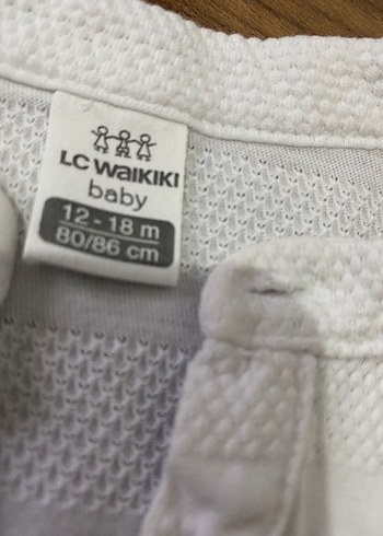 Bebek Beyaz Kısa Kollu V Yakalı Body - Görsel 3