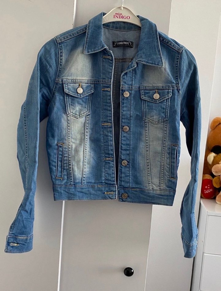 Düğmeli Fit Kesim Kadın Kot Ceket - Görsel 2