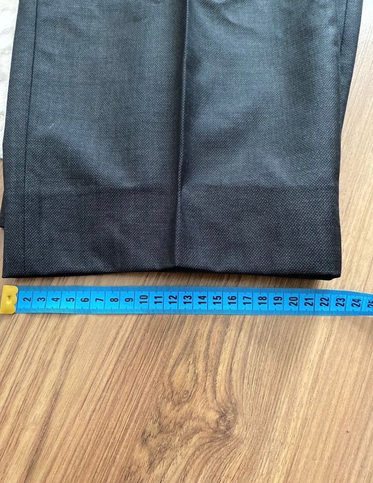 Gri Düğmeli Erkek Takım Elbise - Görsel 5