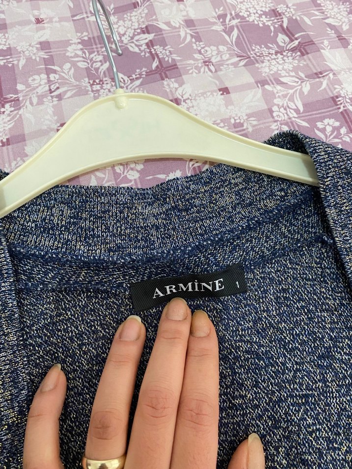 Simli Uzun Salaş Kadın Hırka - Görsel 3