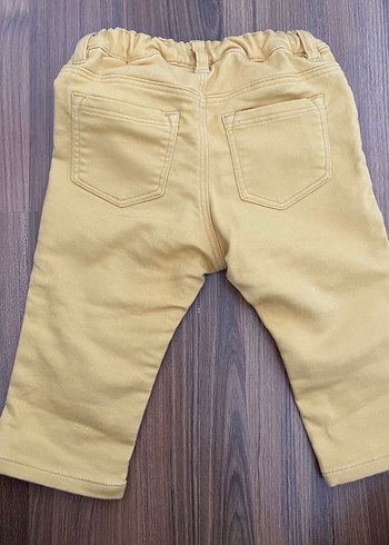 Sarı Düğmeli Erkek bebek Pantolonu - Görsel 5