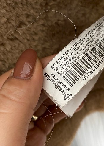 Bej Süet Kürklü Midi Kadın Ceket - Görsel 7