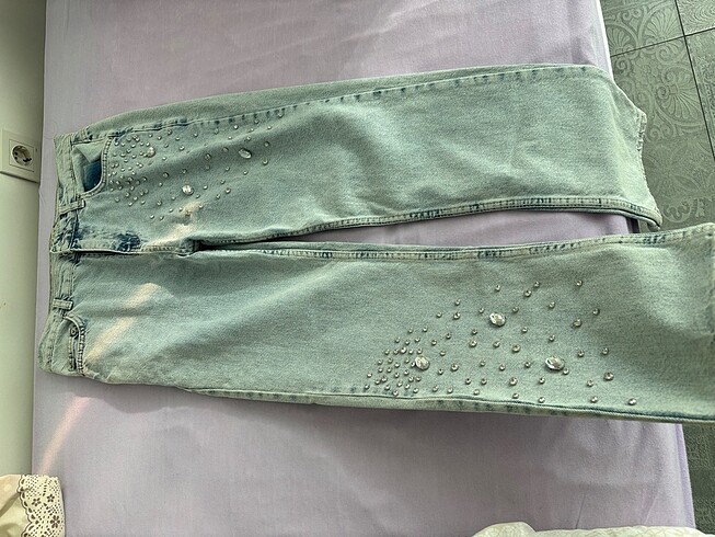 Zara SıfırTaşlı kot pantolon