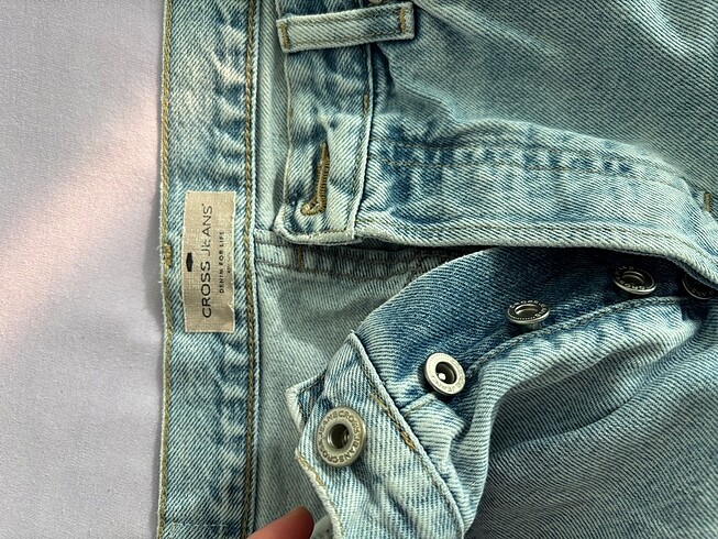 30 Beden mavi Renk Cross jeans pantolon
