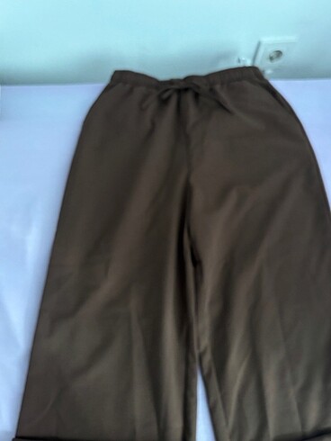 Stradivarius Stradivarius kumaş kahve pantolon
