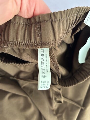 s Beden Stradivarius kumaş kahve pantolon